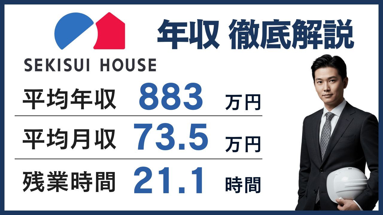 2026年版】積水ハウスの年収は883万円｜職種・役職別給与まで徹底解説！ | 株式会社レクリー