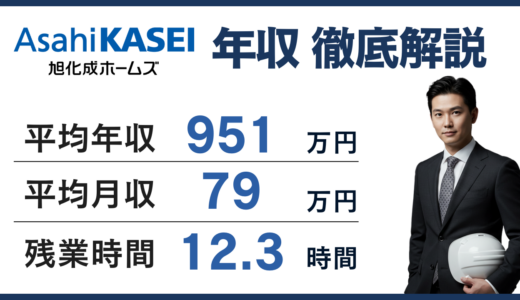 【2026年版】旭化成ホームズ（ヘーベルハウス）の平均年収は951万円！年代別・役職別の年収を徹底解説！