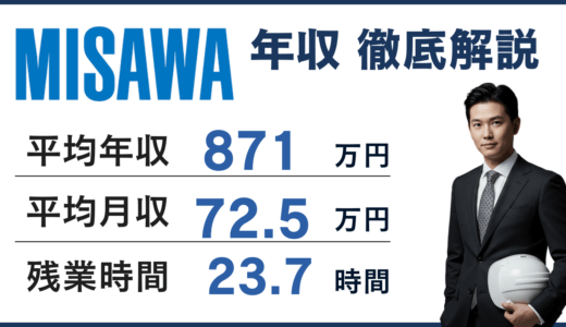 【2026年版】ミサワホームの平均年収は871万円！年代別・役職別の年収を徹底解説！