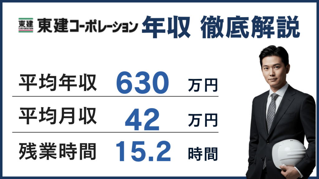 東建コーポレーションの平均年収は630万円！職種別・役職別に徹底解説