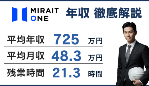ミライト・ワンの年収は725万円！年代別・役職別の給与水準と転職難易度を解説