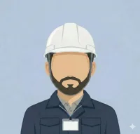 作業着男性