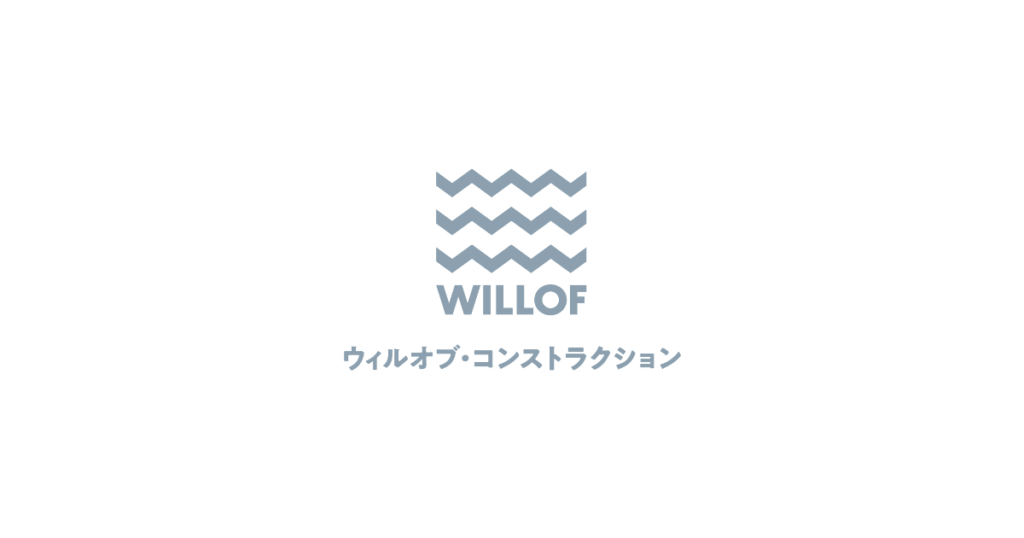 ウィルオブ・コンストラクションのロゴ・バナー